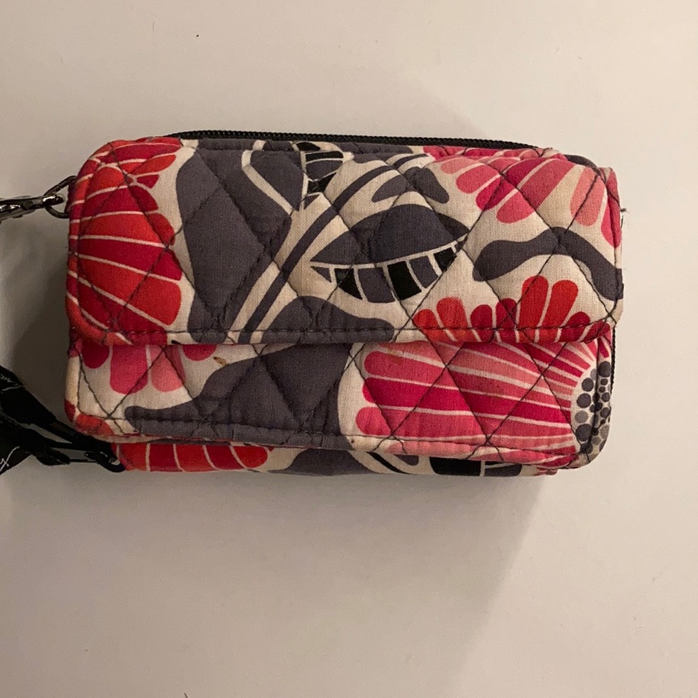Vera Bradley double zipper wallet